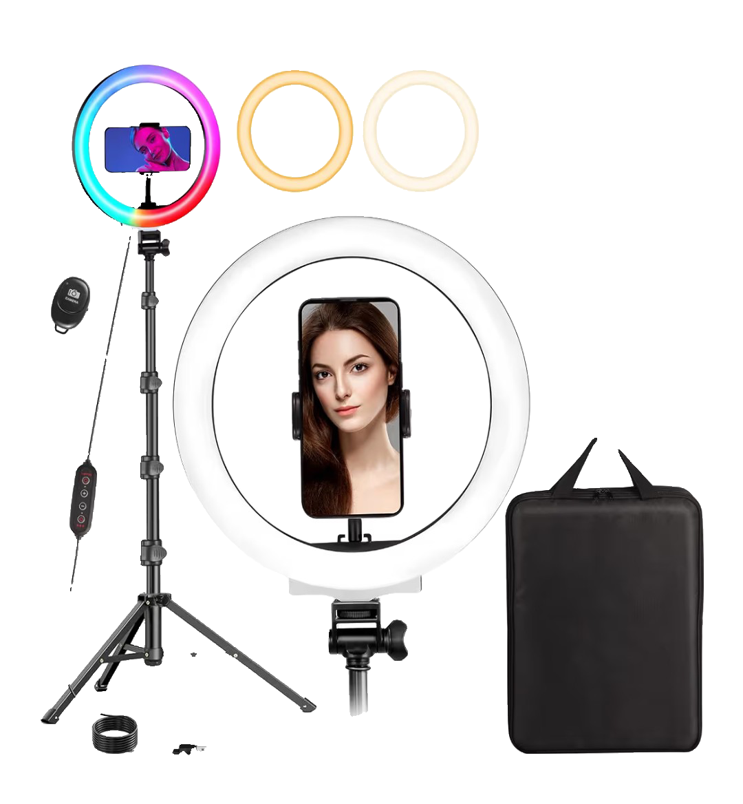ring light with tripod