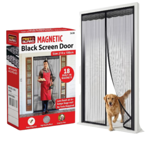 magnetic fly door screen