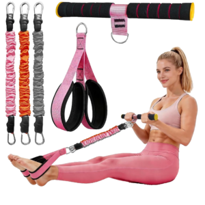 pedal resistance band with handle
